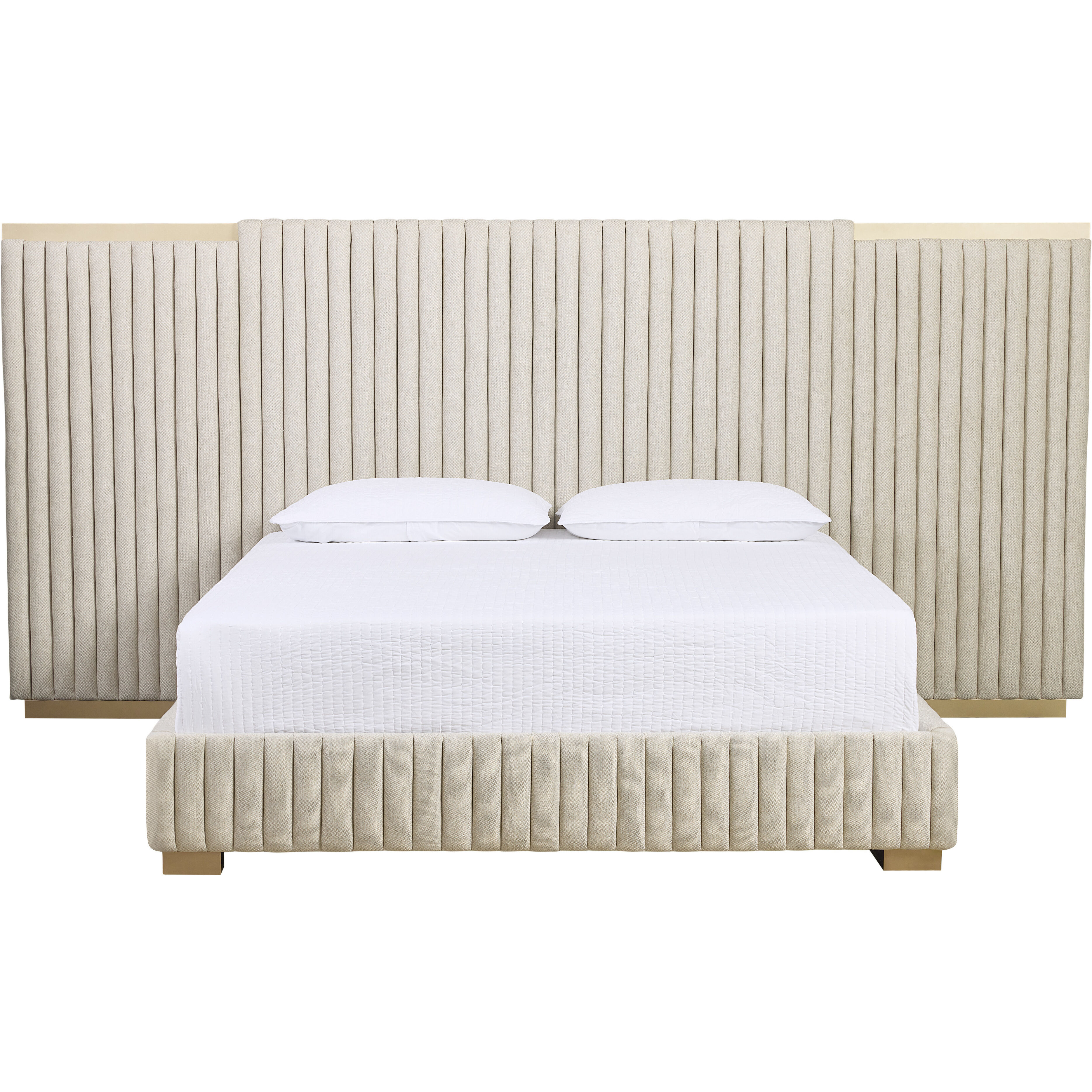 Tarrant Monument Oatmeal Bed, King